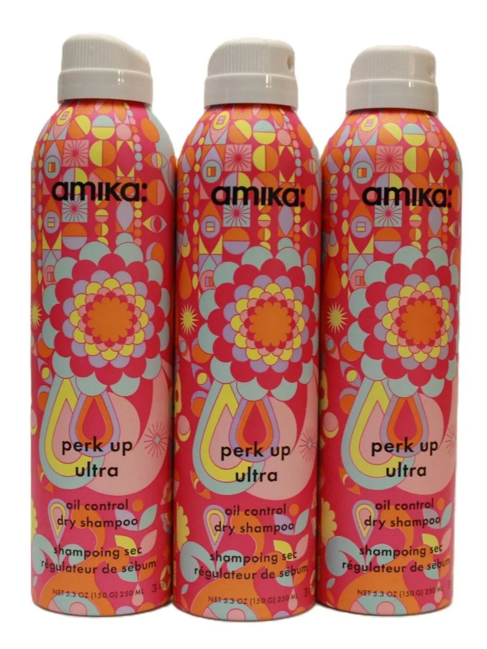 Amika  Perk Up Ultra Dry Shampoo 5.3oz, Pack of 3